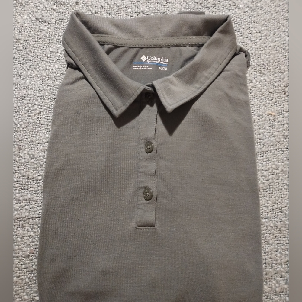 Columbia Men's Polo Shirt - Charcoal